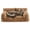 Brown-24"L x 18"W x 10"Th, variant on Fluffy Dog Cat Bed Pet Couch Beds Plush Soft Warming Washable Puppy For Small Medium Dogs And Large Cats  Leopard 24" L X 18" W 10" Th