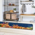 thumbnail image 5 of Dreamtimes Autumn Leaves Pumpkins Hallway Runner Rug 2'x6' Kitchen Rug with Rubber Backing Vintage Thanksgiving Day Non Slip Entryway Rug Runner Soft Area Rug for Hallway Bedroom Kitchen, 5 of 6