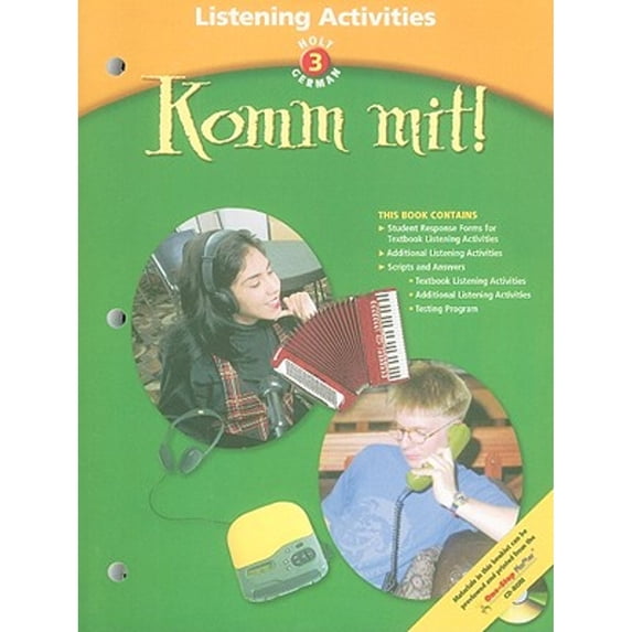 Holt German 3: Komm Mit! Listening Activities (Paperback) by Andreas Kohler, Grit Liebscher