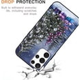 thumbnail image 4 of Christmas Black Print Phone Case for Samsung Galaxy S22+ 5G 6.6", with Aesthetics Pattern Design Soft TPU Silicone Xmas Cases, Shockproof Bumper Protector Camera Girls Women Cover, Snowflake, 4 of 6
