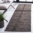 thumbnail image 2 of SAFAVIEH Natural Fiber Geordie Solid Runner Rug, Black/Natural, 2'3" x 8', 2 of 8