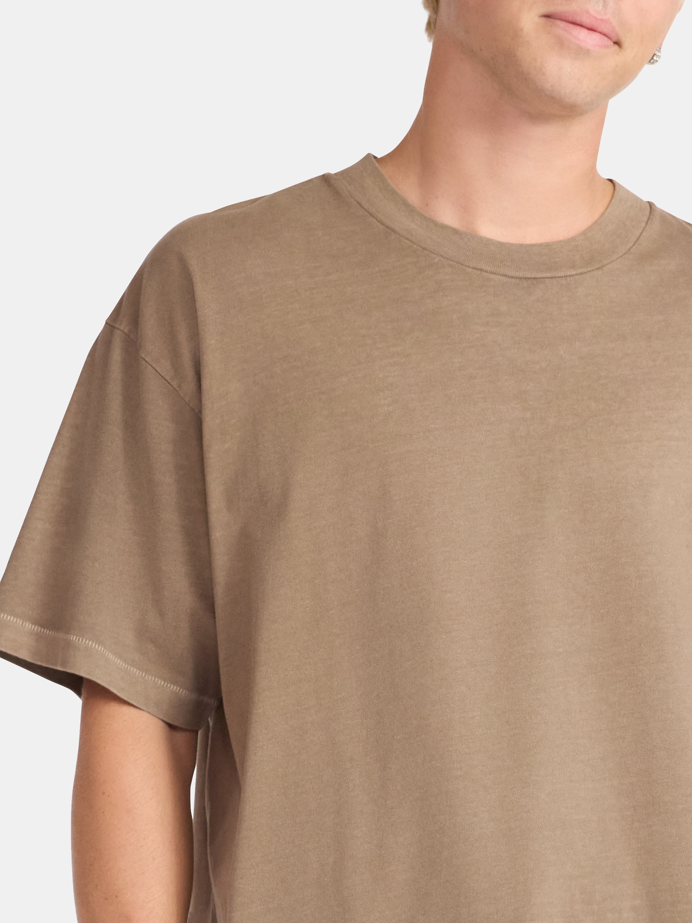 No Boundaries All Gender Cotton Oversized Short Sleeve Tee, Men's and Big Men's