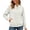 White, variant on Womens Jacket Front Zip with Pockets Lightweight Shirt Fall Relaxed Fit for Everyday Casual Wear Pink,M