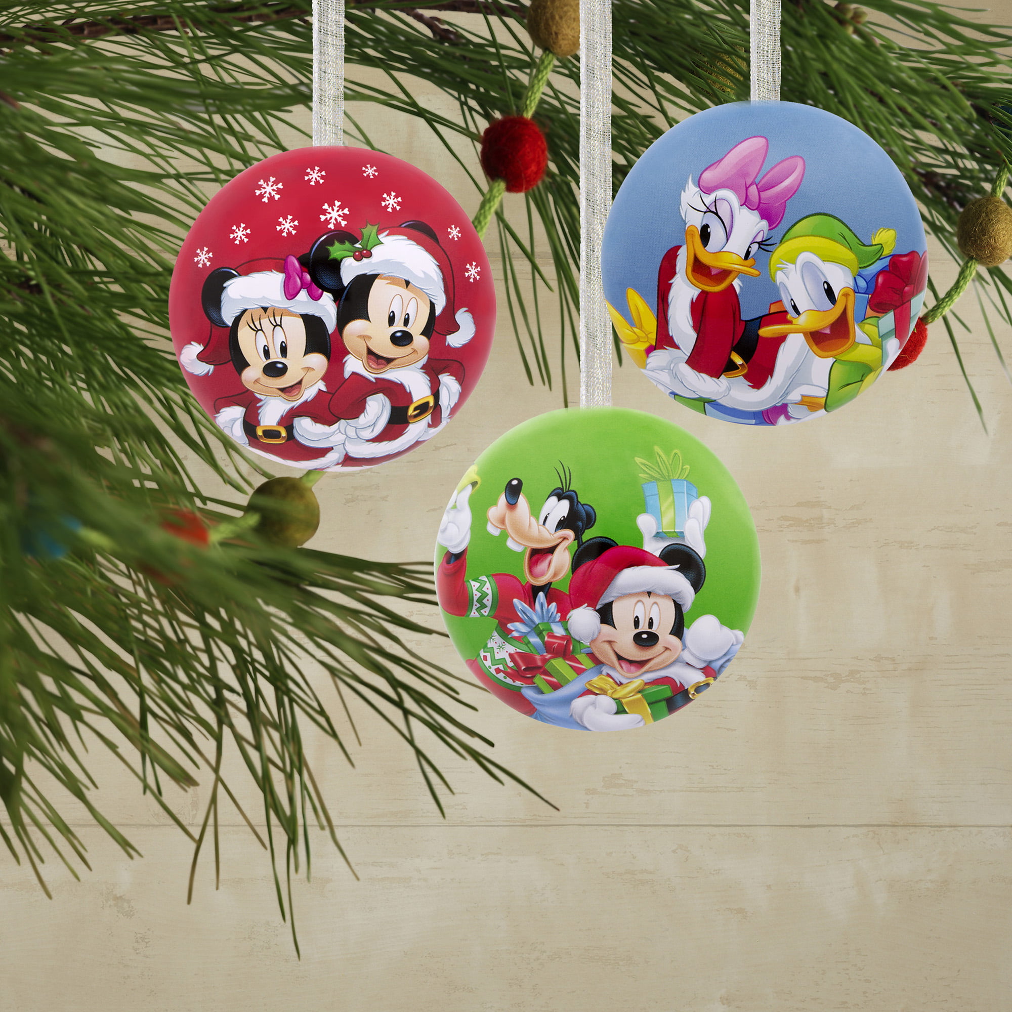 Hallmark Disney Mickey Mouse and Friends Tin Ornaments Set of 6