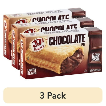 (3 pack) JJ s Bakery Chocolate Pie 4 oz JTM Foods (3 pack) JJ s Bakery Chocolate Pie 4 oz JTM Foods