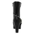 thumbnail image 2 of Women's 10" Harness Biker Boot Black, 2 of 5