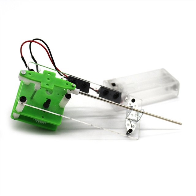 Mini Modelo de Movimiento Lineal Alternativo, Varilla de Empuje Telescópica, Bricolaje, Pequeño Modelo de Motor Alternativo de Empuje y Tracción.