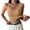 Khaki, variant on Purcolt Womens Ribbed Knit Tank Tops Stretchy Casual Crew Neck Wide Strap Cropped Tops Summer Comfort Sleeveless Basic Cami Blouses