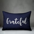 thumbnail image 3 of Creative Products Grateful in Navy 14 x 20 Spun Poly Pillow, 3 of 3