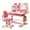 Pink, variant on WETLA Kids Adjustable Study Desk and Chair Set - 26"-32" Height Ergonomic Children's Desk with Posture Support, Built-in Book Stand & Footrest, Homework Station for Ages 5-12