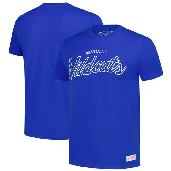 Men's Mitchell & Ness  Royal Kentucky Wildcats Elite Script T-Shirt