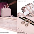 thumbnail image 3 of Bolsa de Tocador, Neceser de Viaje Mujer de Colgante Organizador,Neceser Organizador de Viaje de Alta capacidad Impermeable con Ganchom,Múltiple Compartimentos para Mujer Accesorio y Maquillaje, 3 of 6
