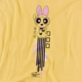 thumbnail image 2 of Powerpuff Girls Blossom Streak Women's T Shirt, Banana, Medium, 2 of 6