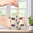 thumbnail image 4 of PU Leather Coin Purse Wallet Compact Water-Resistant Card Cases Money Organizers Bow and Chickens, 4 of 7