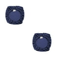 thumbnail image 3 of Funda de cojín Wosthever para silla poliéster elástico resistente a la suciedad Azul oscuro 2Conjunto, 3 of 6