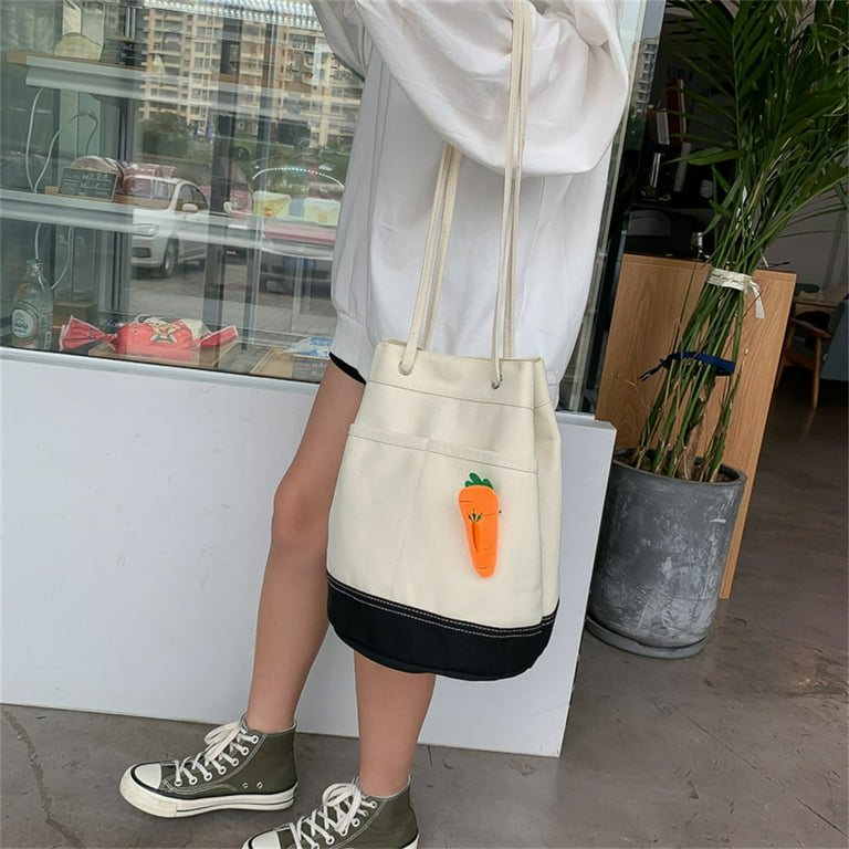 Women Shoulder Bag Fashion Pure Color Casual Tote Outdoor Bag