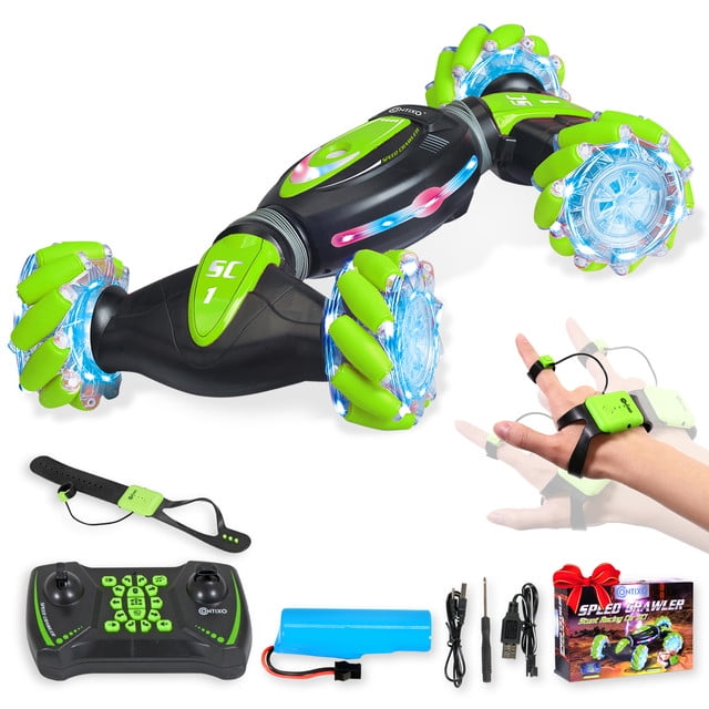 Remote Control 360° Rotate Double Side RC Stunt Car 4WD Off-Road Kids Toy 