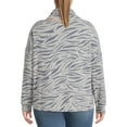 thumbnail image 5 of Terra & Sky Women's Plus Size Cut Out Turtleneck Top, 5 of 6