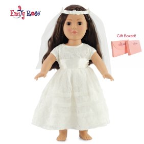 Catholic First Communion Dress Fits 18 American Girl Dolls