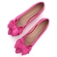 thumbnail image 1 of Zapatillas de ballet TN TANGNEST, a la moda, para mujer, con lazo, rosa y rojo, 1 of 7