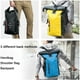 thumbnail image 4 of 1 pieza Mochila impermeable Bolsa seca Sacos secos de 25 L Cierre enrollable resistente de PVC 500D con bolsillo con cremallera con funda impermeable para teléfono para kayak Rafting Canotaje Acampar, 4 of 8