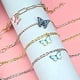 thumbnail image 3 of Nvzi 1 pulsera de tobillo para mujer con diseño de mariposa, cadena de tobillo ajustable para playa de verano para mujer, el mejor regalo para familiares y amigos en Navidad (A), 3 of 5