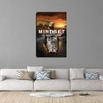thumbnail image 3 of AXXPosters-Inspirational Entrepreneur Mindset Quotes Poster Print Motivational Canvas Wall Art Cat Tiger Painting Inspiring Decorations for Bedroom Home Decor Office Framed Ready to Hang -24" Wx36 H, 3 of 6