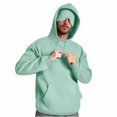 thumbnail image 3 of RKSTN Men's Hoodies Sweatshirts with a Built in Eye Mask Oversize Long Sleeve Pullover Hooded Mens Casual Solid Loose Wearable Blanket Plus Size Double-Layer Hoodie Sweatshirts Fall Outerware Tops, 3 of 8