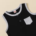 thumbnail image 5 of TOWED22 Toddler Baby Boy Summer Clothes Cute Dinosaur Tank Tops+Shorts Outfits Lightweight Elastic Cotton Short Sets(Grey,3-4 Y), 5 of 9