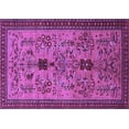 thumbnail image 1 of Ahgly Company Indoor Rectangle Oriental Purple Industrial Area Rugs, 5' x 7', 1 of 4