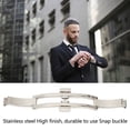 thumbnail image 3 of 5mm Watch Clasp, Replacement Snap Buckle Stainless Steel Watch Deployment Clasp For Watch Bands Watch Buckle Accessories, 3 of 8