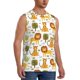 thumbnail image 2 of Fotbe Tiger Lion Men's Camiseta sin Mangas Estampada para Hombres, Playera Casual para Gimnasio, Entrenamiento, Playa-Large, 2 of 7