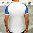 thumbnail image 6 of Sngxgn Shirt Fashion Trend T-Shirt Short-Sleeved Tops Teen Shirt(Blue,XXXL), 6 of 6