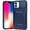 Dark Blue, variant on For iPhone 16 6.1 inch Ultimate U Design Hybrid with Camera Window Covering - Black