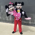 thumbnail image 4 of Ropa de mascota de Mickey Minnie Mouse de Disney, personajes de dibujos animados clásicos, publicidad, evento, fiesta, cosplay, disfraz de adulto para actuación, 4 of 5