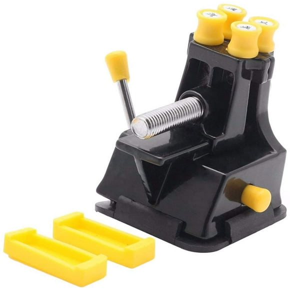 Aluminum Alloy Vice with Suction Base Table Bench Vice Clamp DIY Repair Carving Tool for Jewelry Walnut Nuclear Watch Repairing