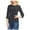 Black - richblack, variant on Vince Camuto Womens Ruched Sleeve Pullover Blouse, Black, X-Small