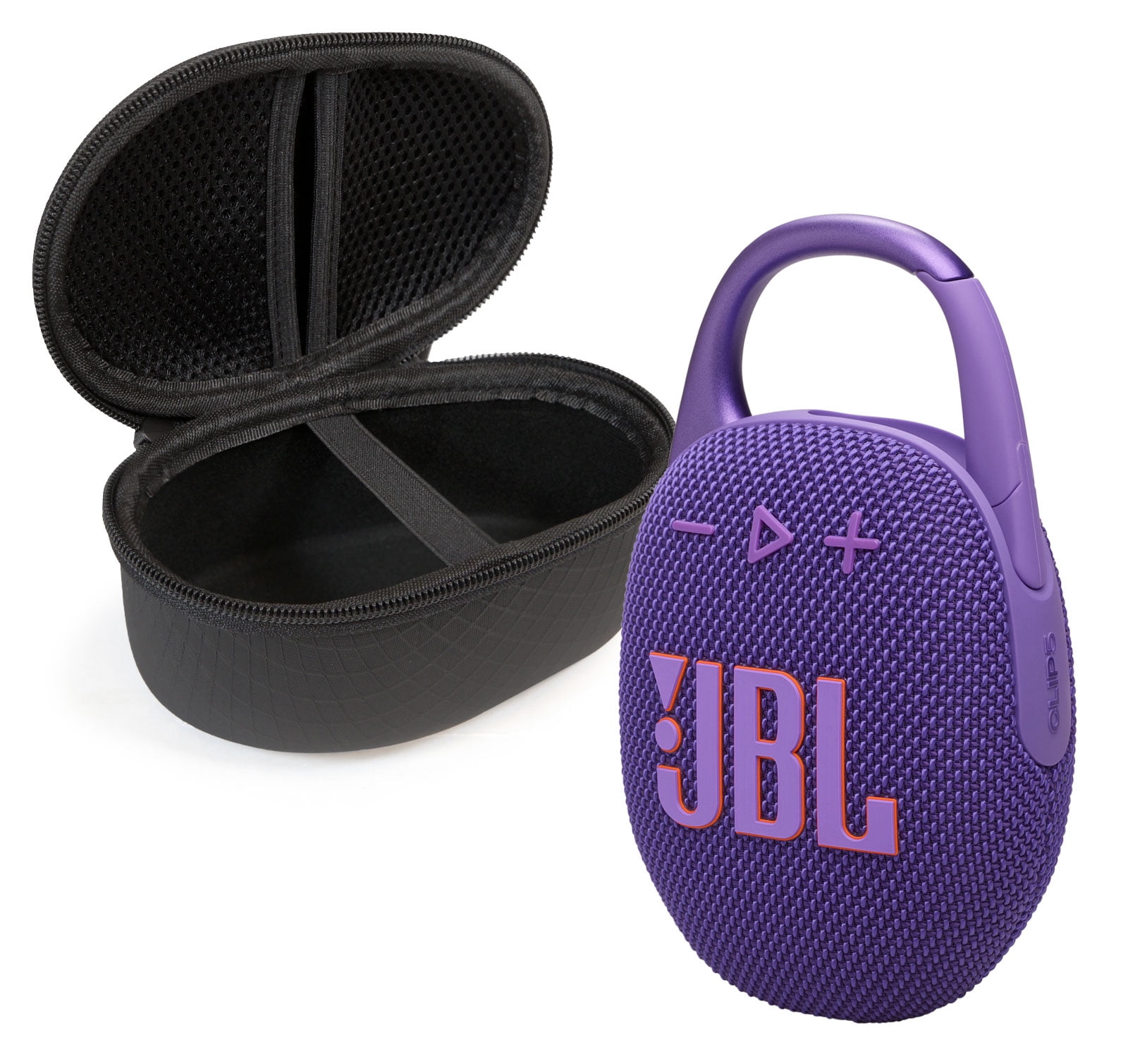 JBL Clip 5 Bluetooth Speaker and divvi! Protective Case Bundle