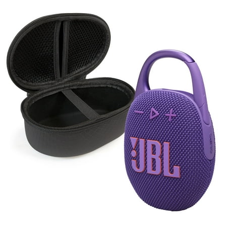 JBL Portable Bluetooth Speaker, Purple, JBLCLIP5PURAM_CLIP5-CASE