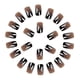 thumbnail image 3 of Puntas para decoración de uñas, 24 piezas, puntas de uñas postizas de cubierta completa desmontables, puntas de uñas compactas y livianas, 3 of 8