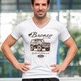 thumbnail image 4 of Ford Bronco Wild and Untamed Since 1966 V-Neck T-shirt Vintage Off-Road 4x4 Adventure Retro Truck Licensed Tee, 4 of 7