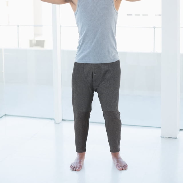 GAXIRE 1Ud Pantalón Térmico Negro Para De Ajuste Ceñido Y Material Autocalentable