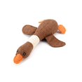 thumbnail image 1 of Juguetes para perros para masticadores agresivos Indestructible Large Breed y Squeaky Goose para perros grandes, pequeños y medianos, color café, 1 of 3