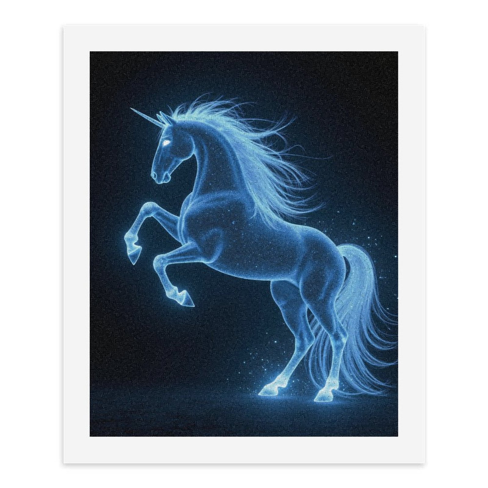 Paint By Numbers Kit for Adults Beginner - DIY Mystical Glowing Horse Fantasy Art Canvas Painting Kits for Adults, Frameless Paint By Number for Adults for Home Wall Decor 16x20 Inch