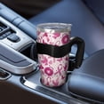 thumbnail image 5 of 40oz Tumbler,Pink Breast Cancer and Love Insulated Tumblers with Removable Handle,Stainless Steel Double Vacuum Coffee Tumbler Cup with Straw for Home,Office,Travel,Party, 5 of 5