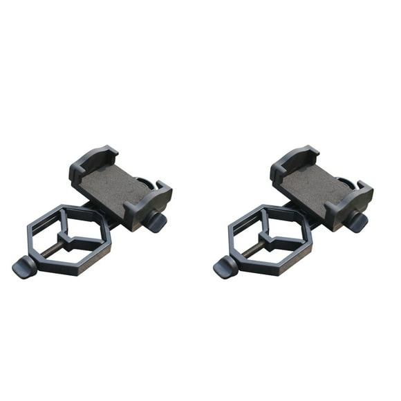 2X Adaptador Ajustable Universal para Teléfono Celular, Soporte para Microscopio, Telescopio, Soporte para Clip, Soporte para Teléfono MóVil