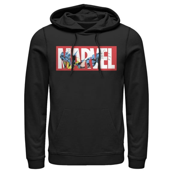 Men's Marvel Essential Wolverine Logo  Pull Over Hoodie