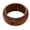 Deep Coffee, variant on Thick Carved Wooden Bangle Vintage Inspired Jewelry Smooth Brims Versatile Stackable Accessory For Casual Or Formal Outfits