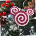 thumbnail image 6 of 12Pcs Christmas Lollipop Candy Cane, Hanging Ornaments Christmas Tree Decorations for Xmas Crafts Indoor Outdoor Decor (Pink), 6 of 8