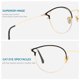 thumbnail image 5 of Cyxus Retro Metal Cat Eye Blue Light Gafas Anti UV Cyxus Style, 5 of 5